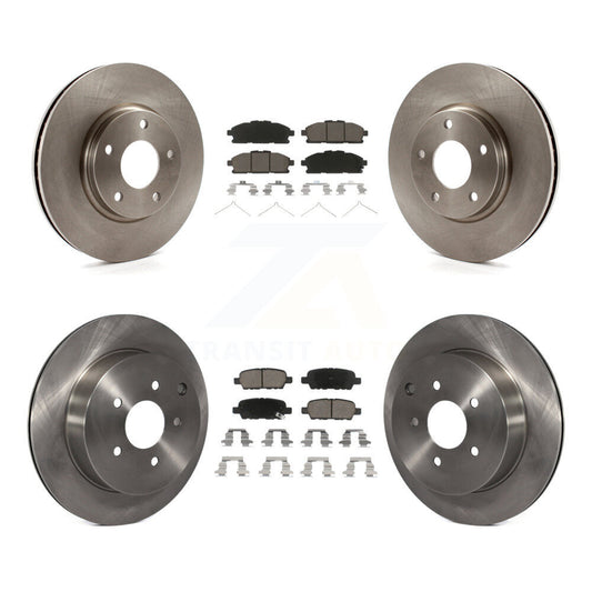 [Avant + Arrière] Kit de Disque et plaquette (céramique) de frein pour 2011-2017 Nissan Quest K8C-100733