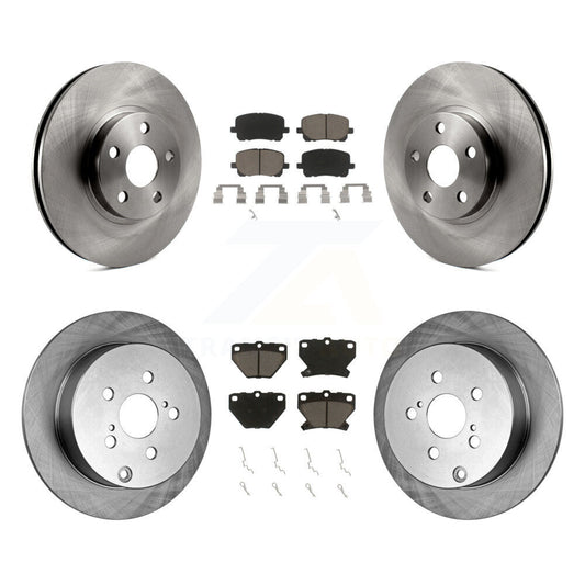 [Avant + Arrière] Kit de Disque et plaquette (céramique) de frein pour Toyota Corolla Matrix Pontiac Vibe K8C-100734