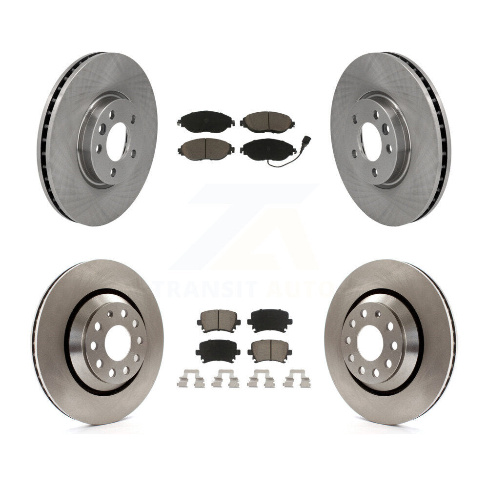 [Avant + Arrière] Kit de Disque et plaquette (céramique) de frein pour Volkswagen CC AWD K8C-100736