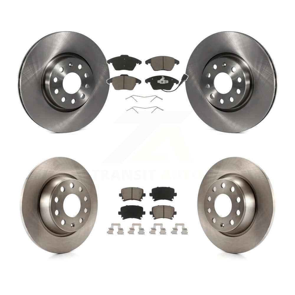 [Avant + Arrière] Kit de Disque et plaquette (céramique) de frein pour Volkswagen CC GTI Passat Audi A3 Quattro K8C-100737