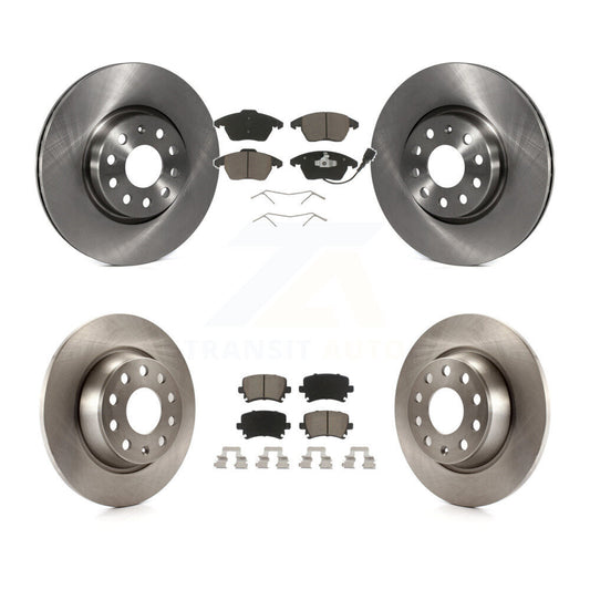 [Avant + Arrière] Kit de Disque et plaquette (céramique) de frein pour Volkswagen CC GTI Passat Audi A3 Quattro K8C-100737