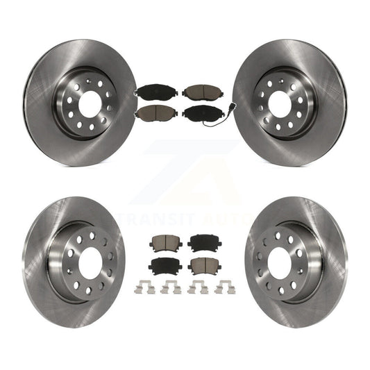 [Avant + Arrière] Kit de Disque et plaquette (céramique) de frein pour 2015 Volkswagen GTI avec Performance Package K8C-100742