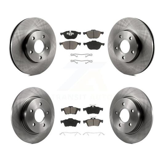 [Avant + Arrière] Kit de Disque et plaquette (céramique) de frein pour Ford Focus K8C-100747