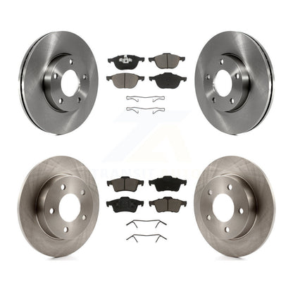 [Avant + Arrière] Kit de Disque et plaquette (céramique) de frein pour 2004-2005 Mazda 3 2.0L K8C-100749