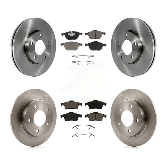 [Avant + Arrière] Kit de Disque et plaquette (céramique) de frein pour 2004-2005 Mazda 3 2.0L K8C-100749