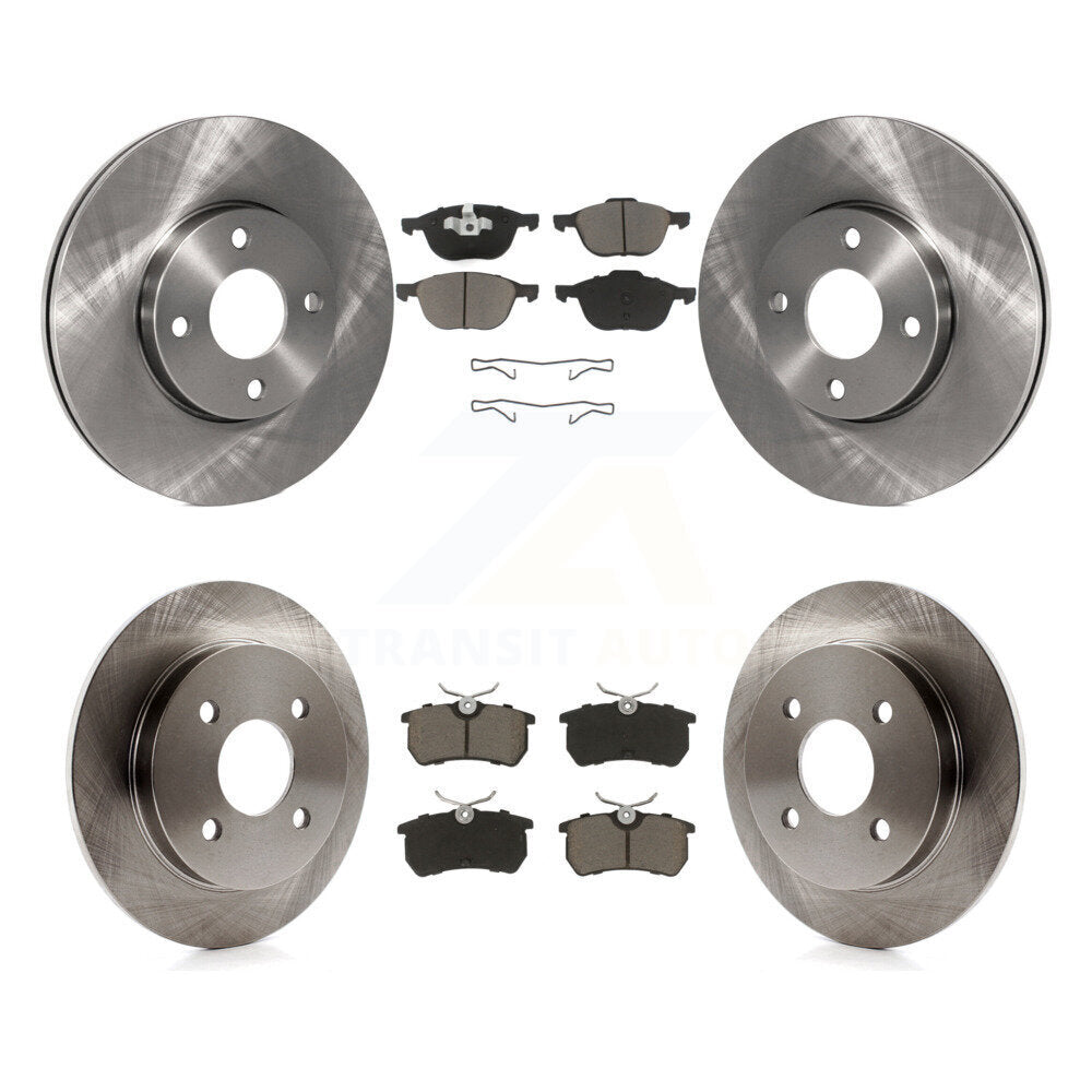 [Avant + Arrière] Kit de Disque et plaquette (céramique) de frein pour 2005-2007 Ford Focus rear brakes K8C-100753