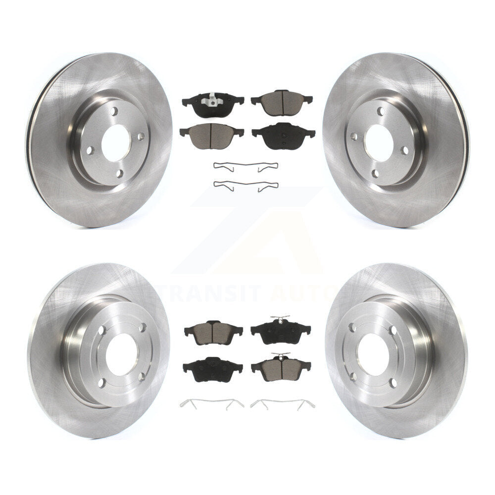 [Avant + Arrière] Kit de Disque et plaquette (céramique) de frein pour 2018-2021 Ford EcoSport FWD K8C-100754