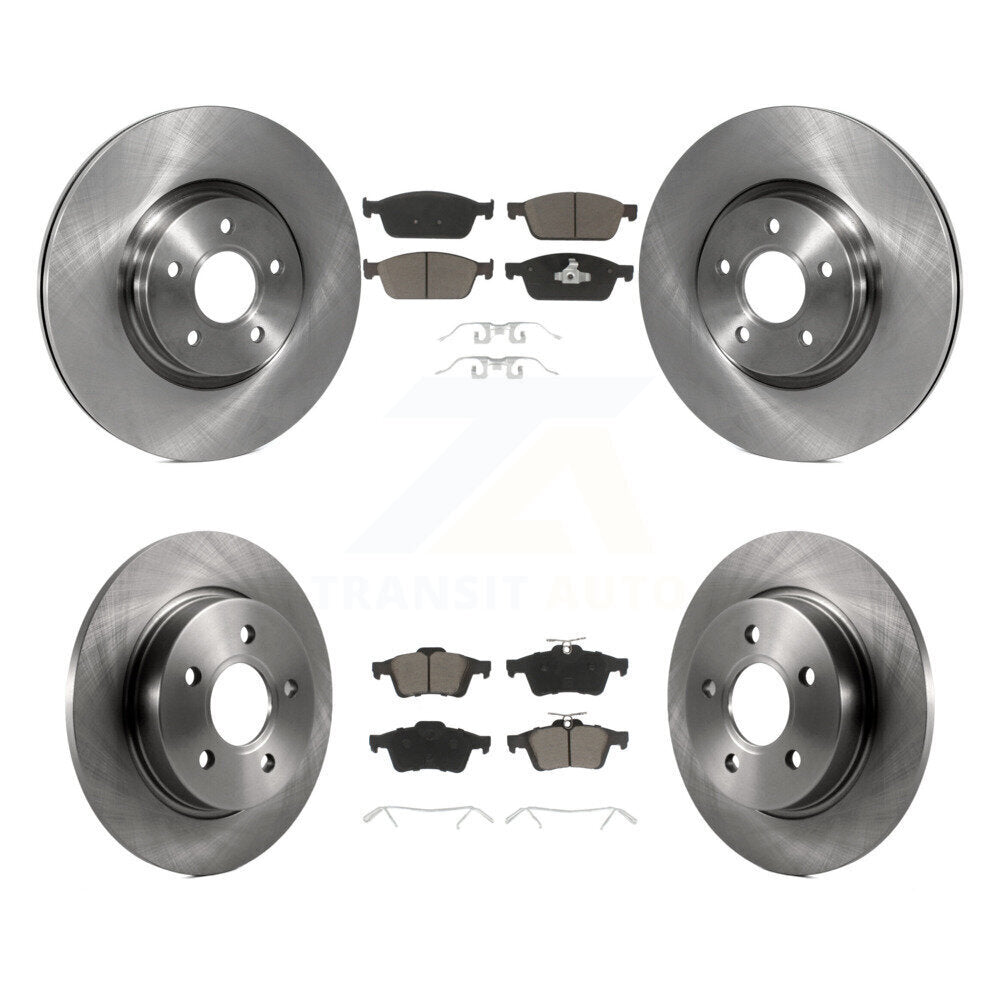 [Avant + Arrière] Kit de Disque et plaquette (céramique) de frein pour Ford Focus ST K8C-100758