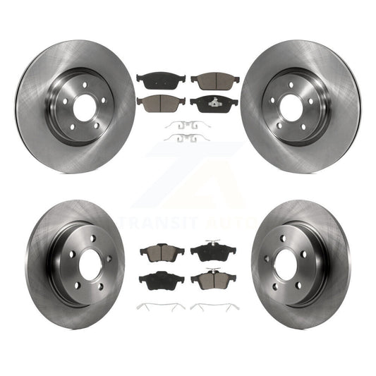 [Avant + Arrière] Kit de Disque et plaquette (céramique) de frein pour Ford Focus ST K8C-100758