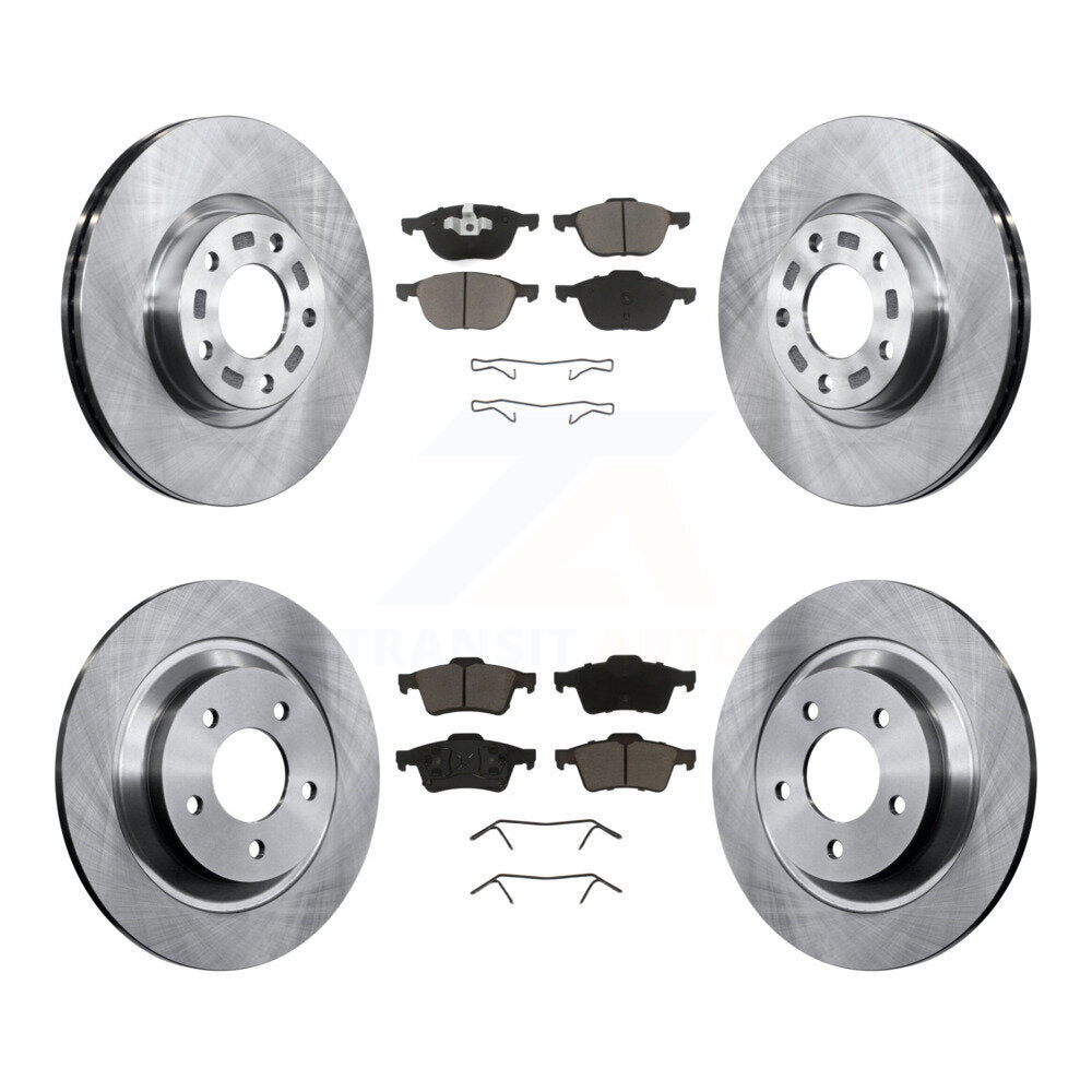 [Avant + Arrière] Kit de Disque et plaquette (céramique) de frein pour 2006 Mazda 5 To 02 06 K8C-100759