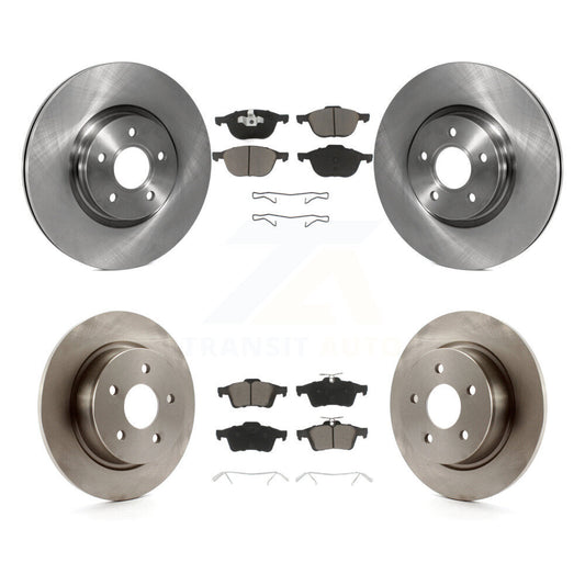 [Avant + Arrière] Kit de Disque et plaquette (céramique) de frein pour 2014 Ford Connect 104.8" wheel base K8C-100760