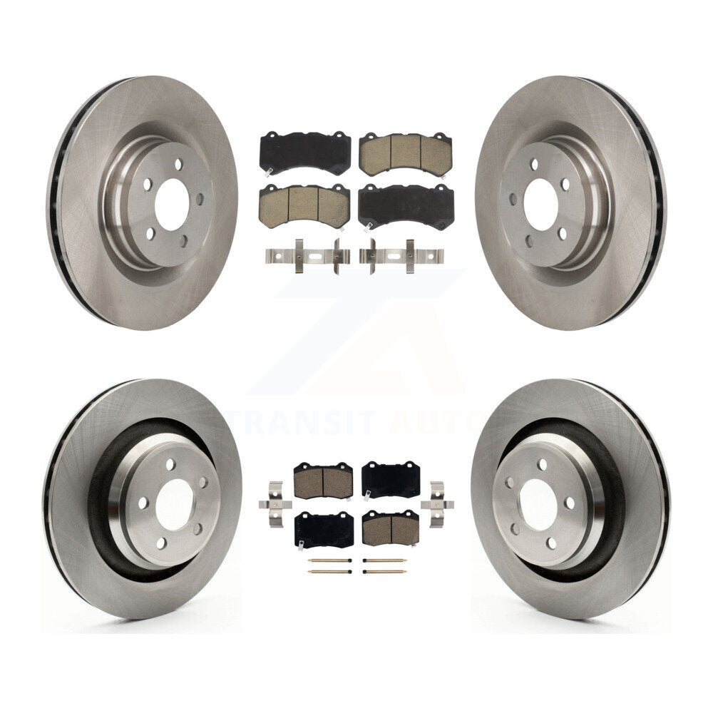 [Avant + Arrière] Kit de Disque et plaquette (céramique) de frein pour Dodge Challenger Charger K8C-100763