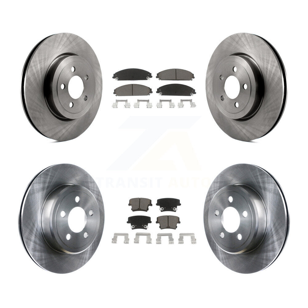 [Avant + Arrière] Kit de Disque et plaquette (céramique) de frein pour Dodge Charger Chrysler 300 Challenger Magnum K8C-100764