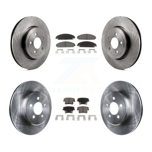 [Avant + Arrière] Kit de Disque et plaquette (céramique) de frein pour Dodge Charger Chrysler 300 Challenger Magnum K8C-100764
