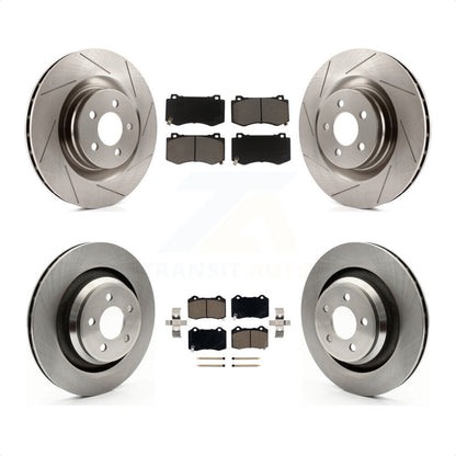 [Avant + Arrière] Kit de Disque et plaquette (céramique) de frein pour Dodge Charger Chrysler 300 Challenger Magnum K8C-100765 par Transit Auto