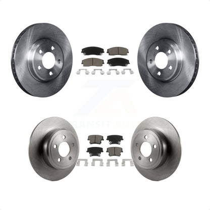[Avant + Arrière] Kit de Disque et plaquette (céramique) de frein pour Dodge Charger Chrysler 300 Challenger Magnum K8C-100766 par Transit Auto