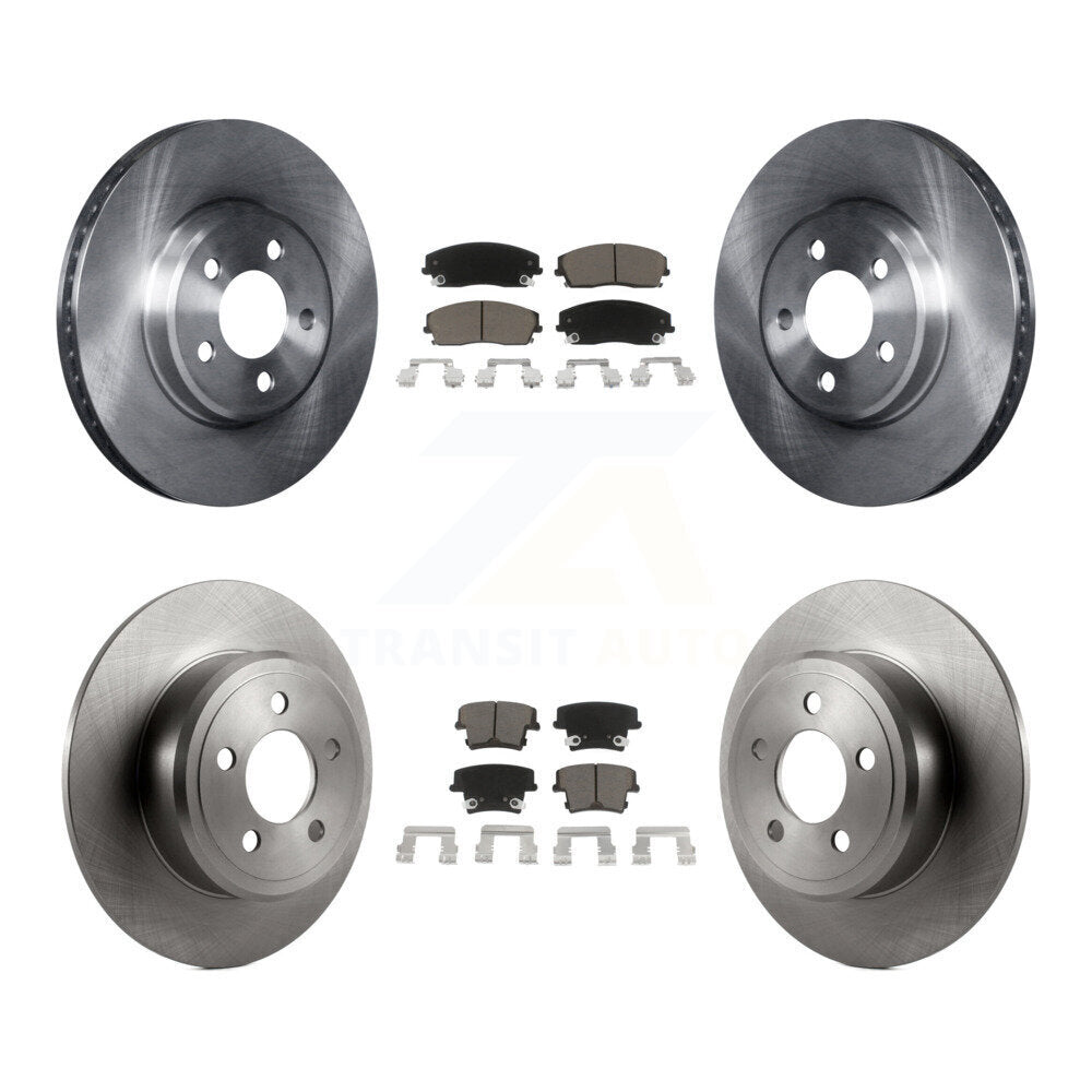 [Avant + Arrière] Kit de Disque et plaquette (céramique) de frein pour Dodge Charger Chrysler 300 Challenger Magnum K8C-100766