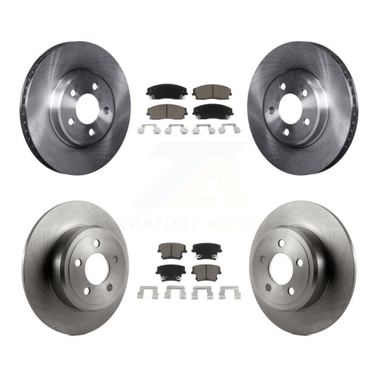 [Avant + Arrière] Kit de Disque et plaquette (céramique) de frein pour Dodge Charger Chrysler 300 Challenger Magnum K8C-100766