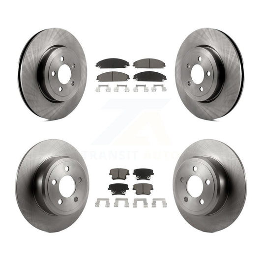 [Avant + Arrière] Kit de Disque et plaquette (céramique) de frein pour 2005-2006 Chrysler 300 AWD avec 3.5L K8C-100767