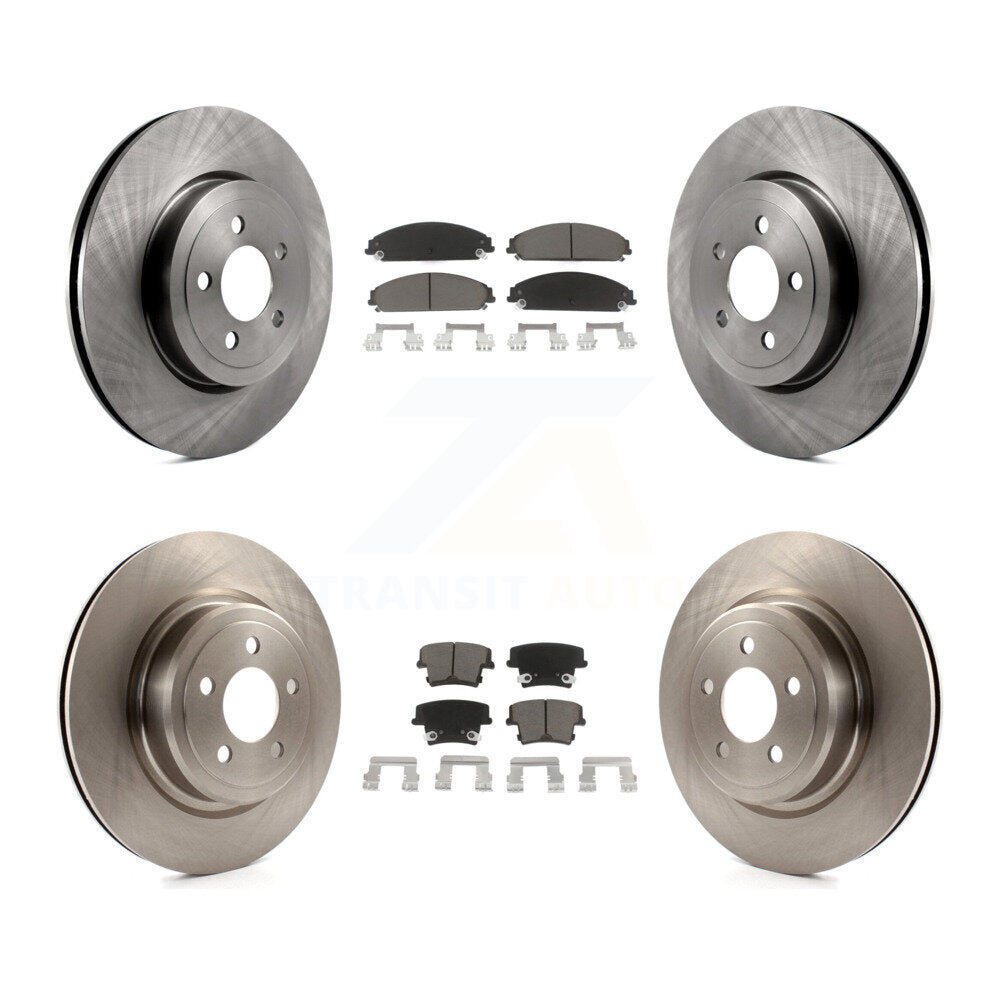 [Avant + Arrière] Kit de Disque et plaquette (céramique) de frein pour Dodge Charger avec Police Package K8C-100768