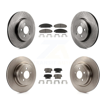 [Avant + Arrière] Kit de Disque et plaquette (céramique) de frein pour Dodge Charger avec Police Package K8C-100768
