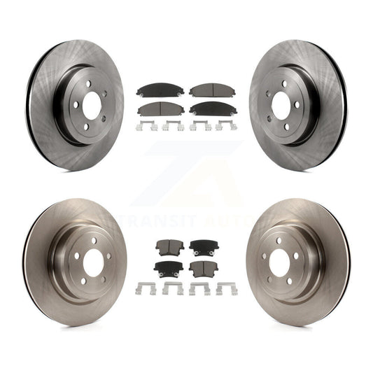 [Avant + Arrière] Kit de Disque et plaquette (céramique) de frein pour Dodge Charger avec Police Package K8C-100768