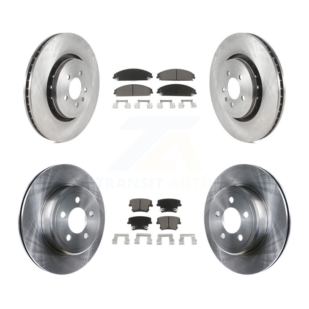 [Avant + Arrière] Kit de Disque et plaquette (céramique) de frein pour Dodge Charger avec 355mm Diameter Rotor K8C-100769
