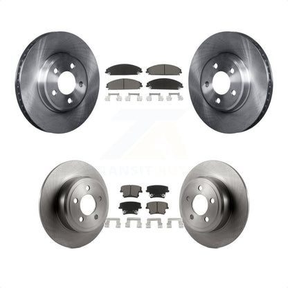 [Avant + Arrière] Kit de Disque et plaquette (céramique) de frein pour 2019-2021 Chrysler 300 RWD avec 5.7L K8C-100770 par Transit Auto