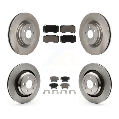 [Avant + Arrière] Kit de Disque et plaquette (céramique) de frein pour 2015 Dodge Charger R T Scat Pack avec 6.4L K8C-100771