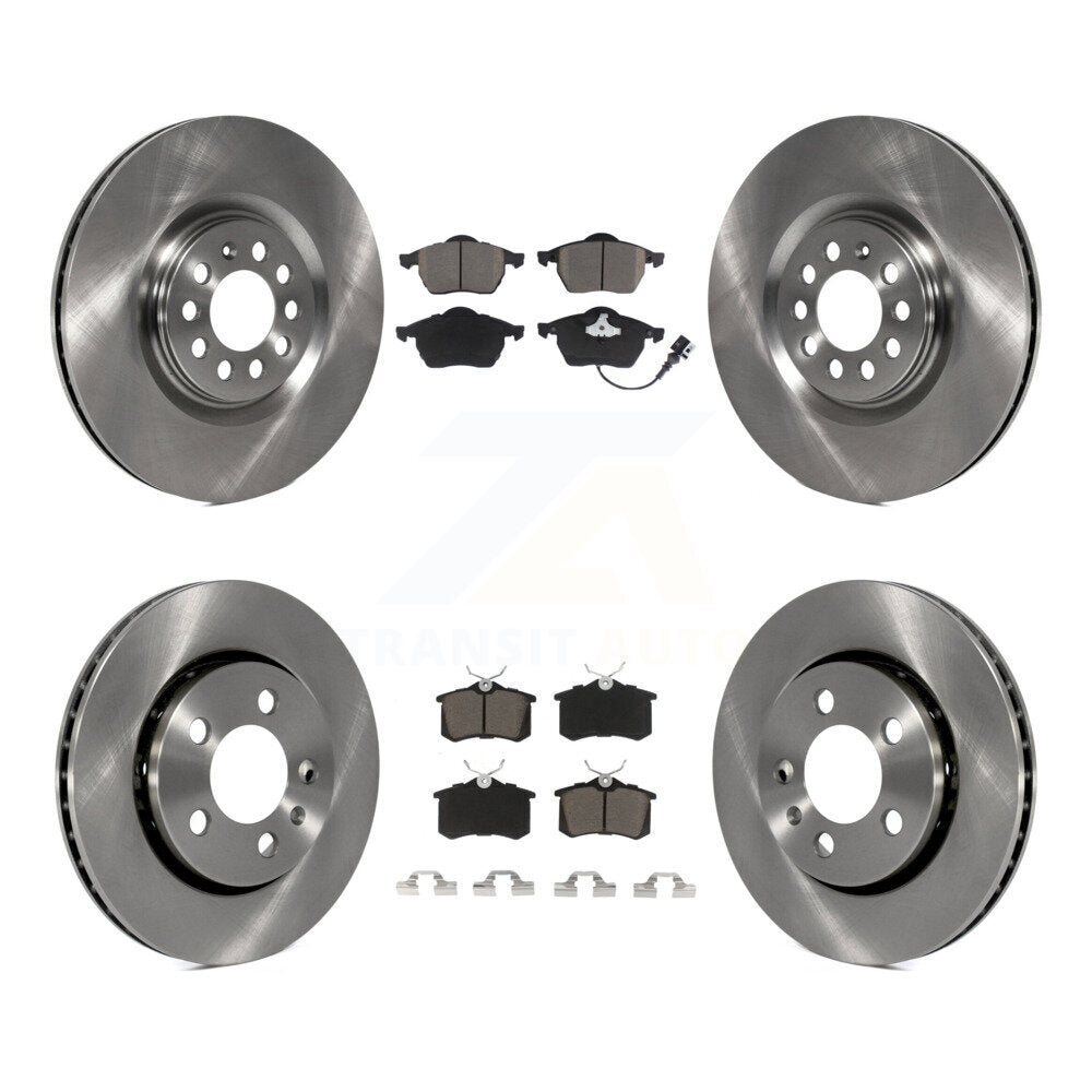 [Avant + Arrière] Kit de Disque et plaquette (céramique) de frein pour Volkswagen Golf Audi TT Quattro K8C-100772