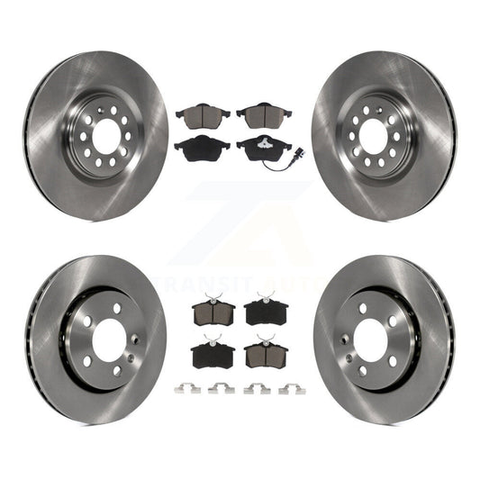 [Avant + Arrière] Kit de Disque et plaquette (céramique) de frein pour Volkswagen Golf Audi TT Quattro K8C-100772