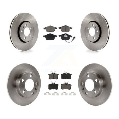 [Avant + Arrière] Kit de Disque et plaquette (céramique) de frein pour 2007-2010 Volkswagen Beetle avec 288mm Diameter Rotor K8C-100773