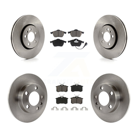 [Avant + Arrière] Kit de Disque et plaquette (céramique) de frein pour 2007-2010 Volkswagen Beetle avec 288mm Diameter Rotor K8C-100773