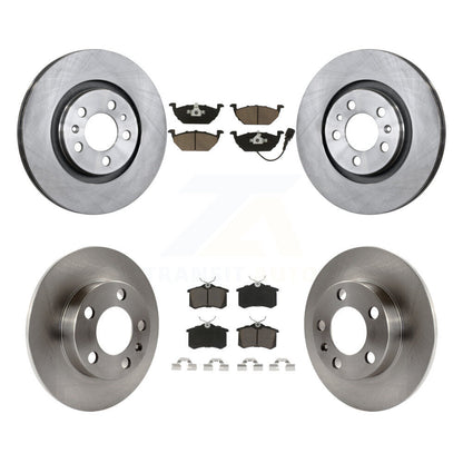 [Avant + Arrière] Kit de Disque et plaquette (céramique) de frein pour 2007-2010 Volkswagen Beetle avec 280mm Diameter Rotor K8C-100774