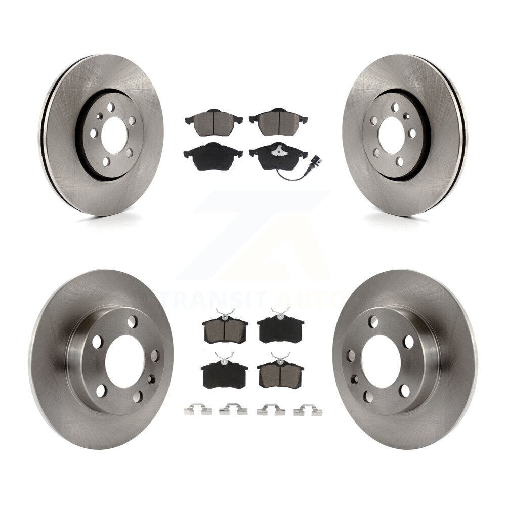 [Avant + Arrière] Kit de Disque et plaquette (céramique) de frein pour Volkswagen Beetle Jetta Golf K8C-100775