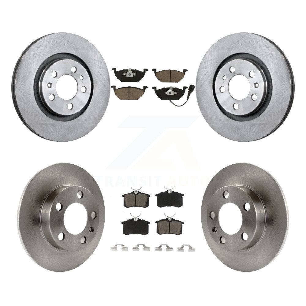 [Avant + Arrière] Kit de Disque et plaquette (céramique) de frein pour Volkswagen Beetle Jetta Golf City K8C-100776