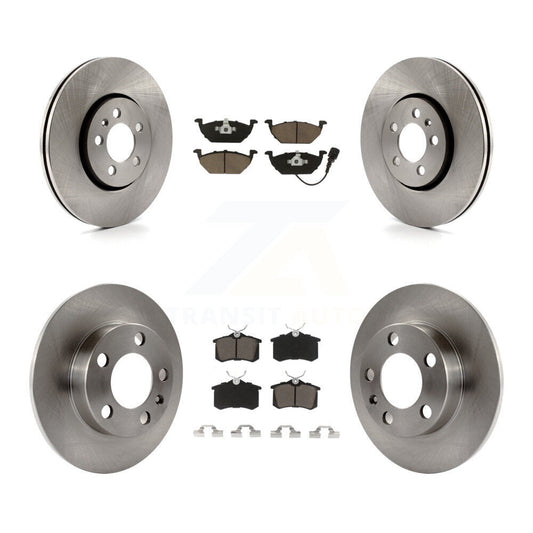 [Avant + Arrière] Kit de Disque et plaquette (céramique) de frein pour 2000-2001 Volkswagen Golf 2.0L avec 288mm Diameter Rotor K8C-100777