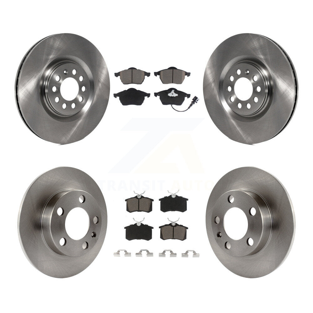 [Avant + Arrière] Kit de Disque et plaquette (céramique) de frein pour 2000-2006 Audi TT K8C-100778