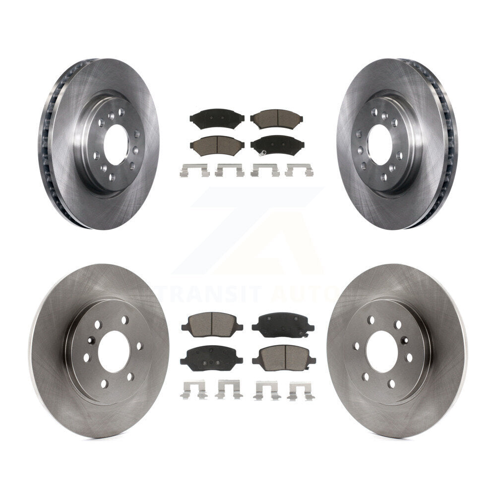[Avant + Arrière] Kit de Disque et plaquette (céramique) de frein pour Chevrolet Uplander Pontiac Montana Buick Terraza Saturn Relay K8C-100780