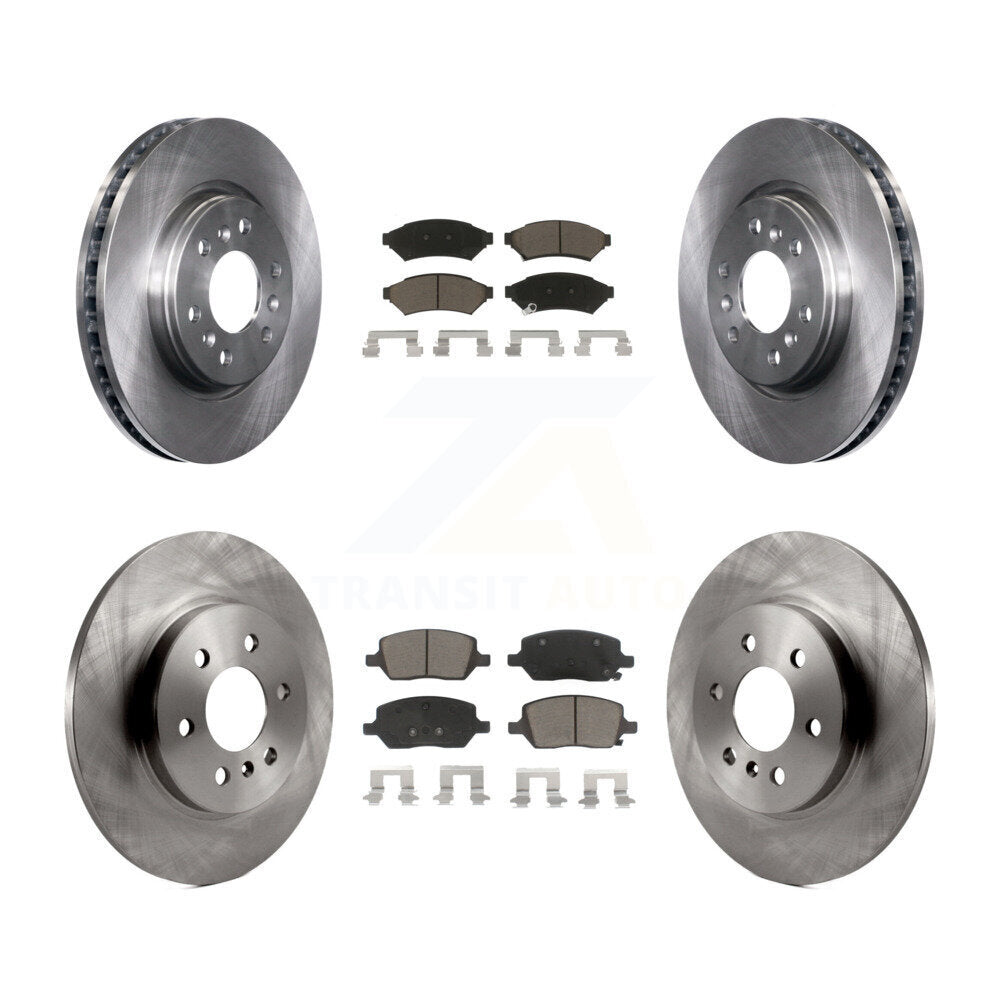 [Avant + Arrière] Kit de Disque et plaquette (céramique) de frein pour Chevrolet Uplander Buick Terraza Pontiac Montana Saturn Relay K8C-100781