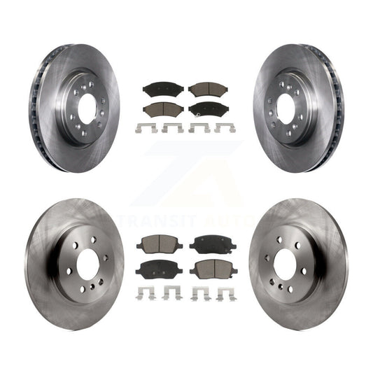 [Avant + Arrière] Kit de Disque et plaquette (céramique) de frein pour Chevrolet Uplander Buick Terraza Pontiac Montana Saturn Relay K8C-100781