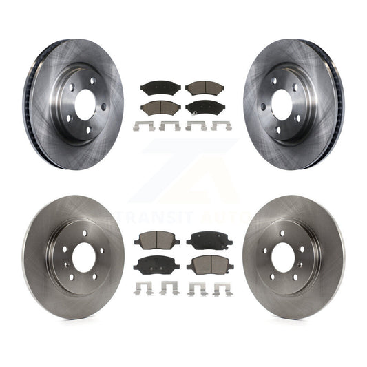 [Avant + Arrière] Kit de Disque et plaquette (céramique) de frein pour 2005 Chevrolet Uplander Pontiac Montana Buick Terraza Saturn Relay K8C-100783