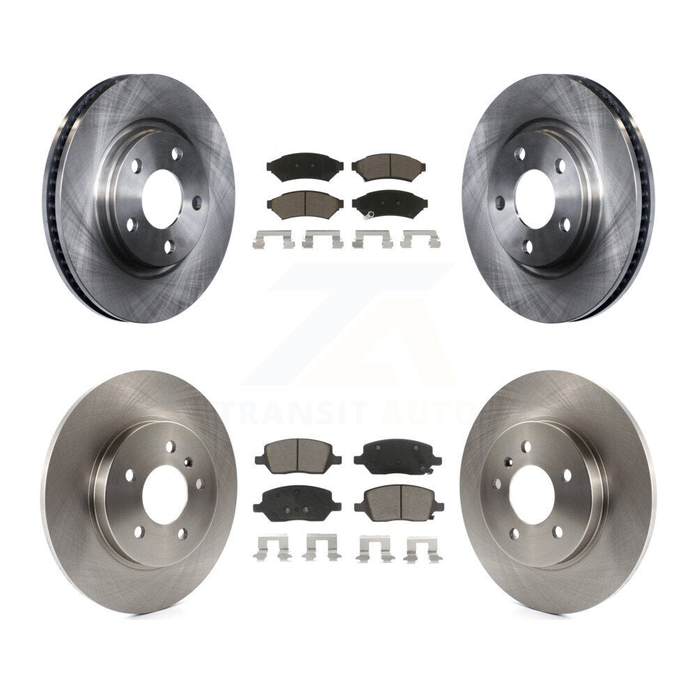 [Avant + Arrière] Kit de Disque et plaquette (céramique) de frein pour 2005 Chevrolet Uplander Buick Terraza Saturn Relay FWD K8C-100784