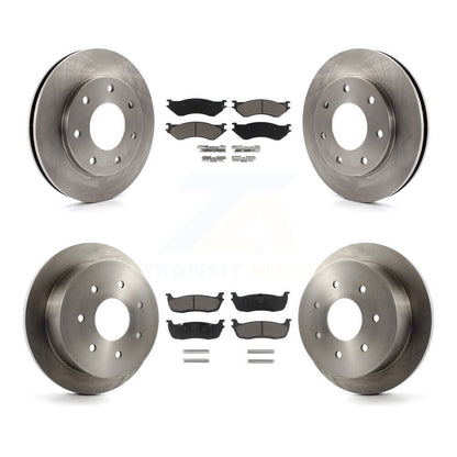 [Avant + Arrière] Kit de Disque et plaquette (céramique) de frein pour Ford F-150 F-250 HD 4WD K8C-100787