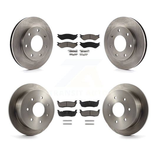 [Avant + Arrière] Kit de Disque et plaquette (céramique) de frein pour Ford F-150 F-250 HD 4WD K8C-100787