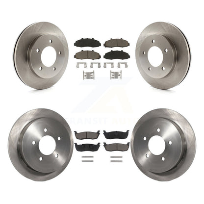 [Avant + Arrière] Kit de Disque et plaquette (céramique) de frein pour Ford F-150 Heritage avec 5 Lug Wheels 4WD K8C-100790