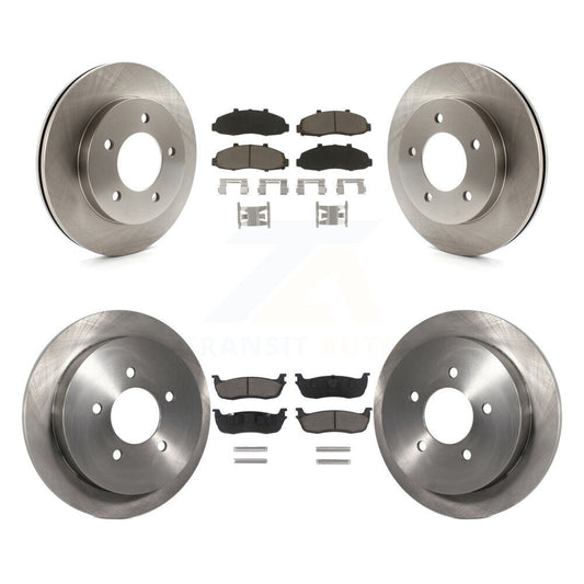 [Avant + Arrière] Kit de Disque et plaquette (céramique) de frein pour Ford F-150 Heritage avec 5 Lug Wheels 4WD K8C-100790
