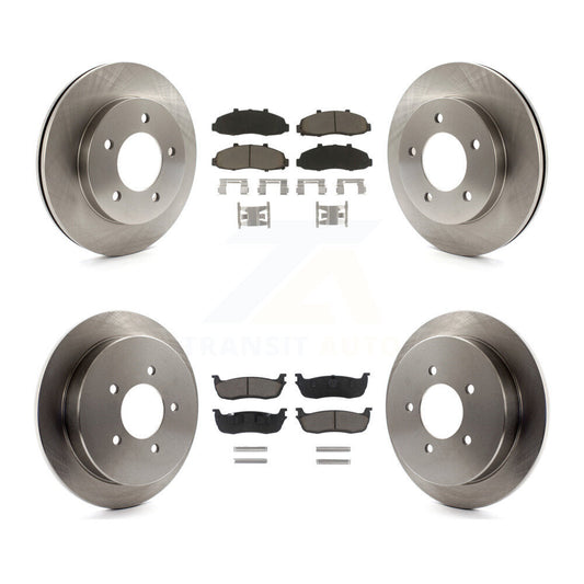 [Avant + Arrière] Kit de Disque et plaquette (céramique) de frein pour Ford F-150 4WD K8C-100791