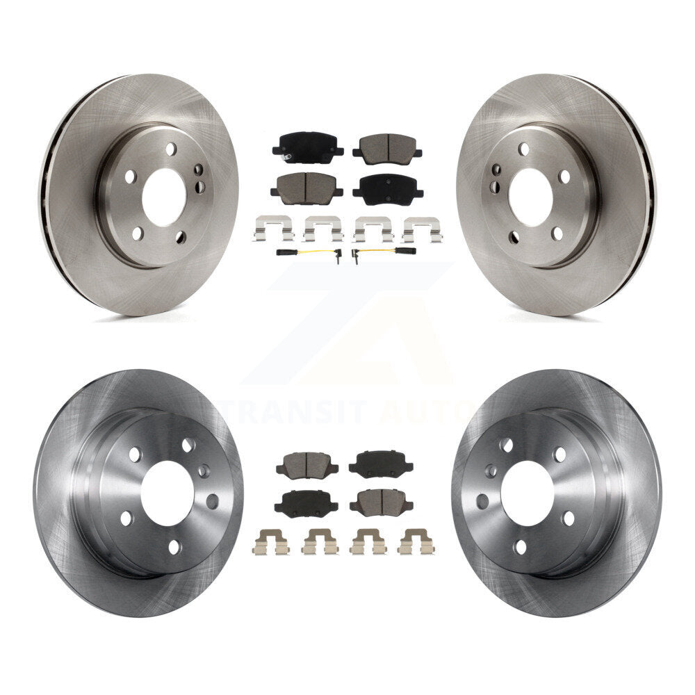 [Avant + Arrière] Kit de Disque et plaquette (céramique) de frein pour 2006-2011 Mercedes-Benz B200 K8C-100795