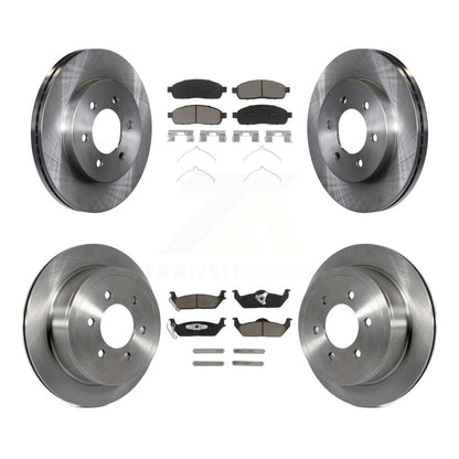 [Avant + Arrière] Kit de Disque et plaquette (céramique) de frein pour Ford F-150 Lincoln Mark LT 4WD K8C-100796